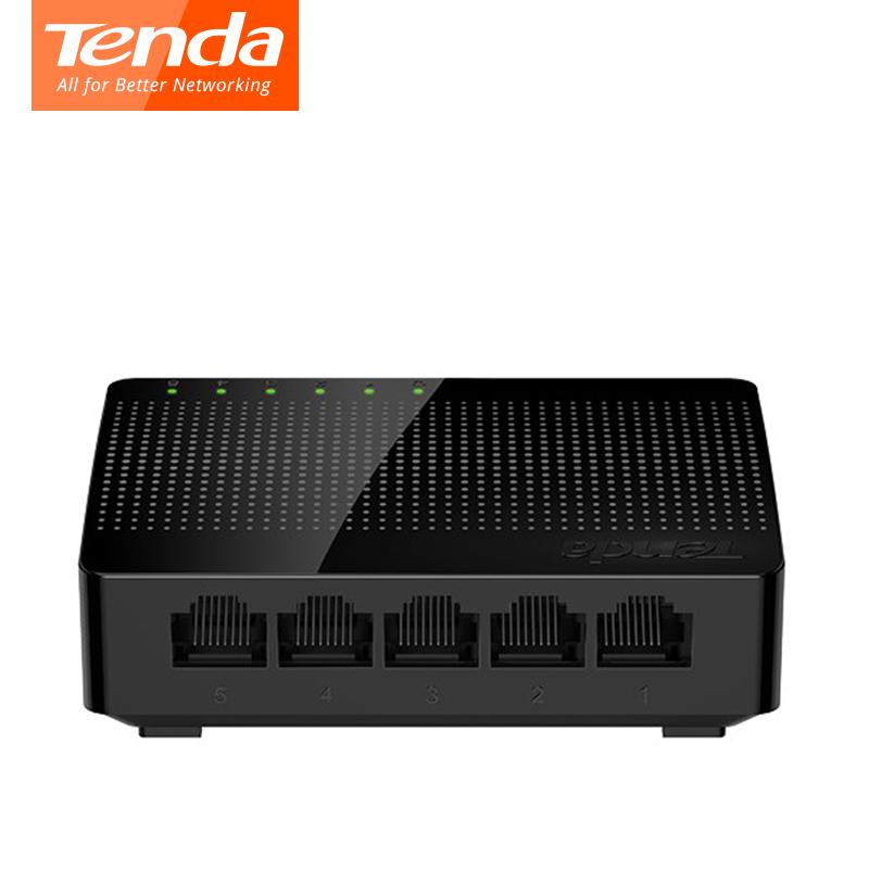 Tenda SG105 Netwerk Switchs 5 Port Gigabit Desktop Switch 10/100/1000 Mbps RJ45 Poort Soho Switch 16 gbps Switching capaciteit