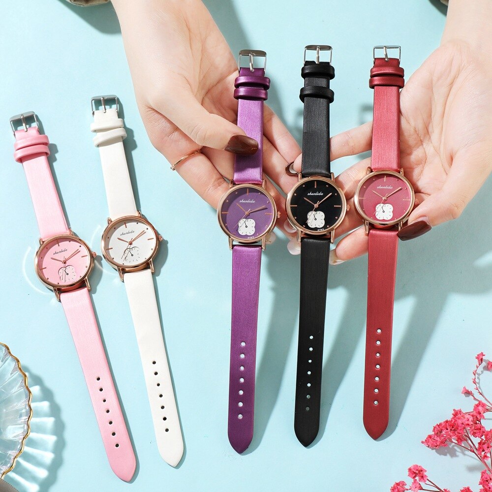 Klavertje Vier Luxe Dames Mode Quartz Horloge Strass Armband Horloge Armband Dames Jurk Horloge #