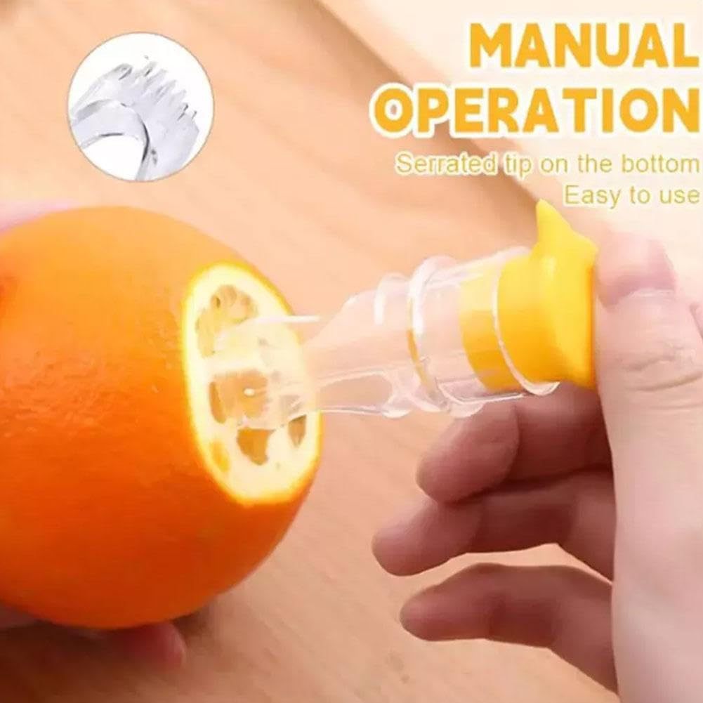 Exprimidor de cítricos manual de plástico, mini exprimidor de limón, exprimidor de naranjas, extractor de jugo fácil, conservación de frescura, material de cocina