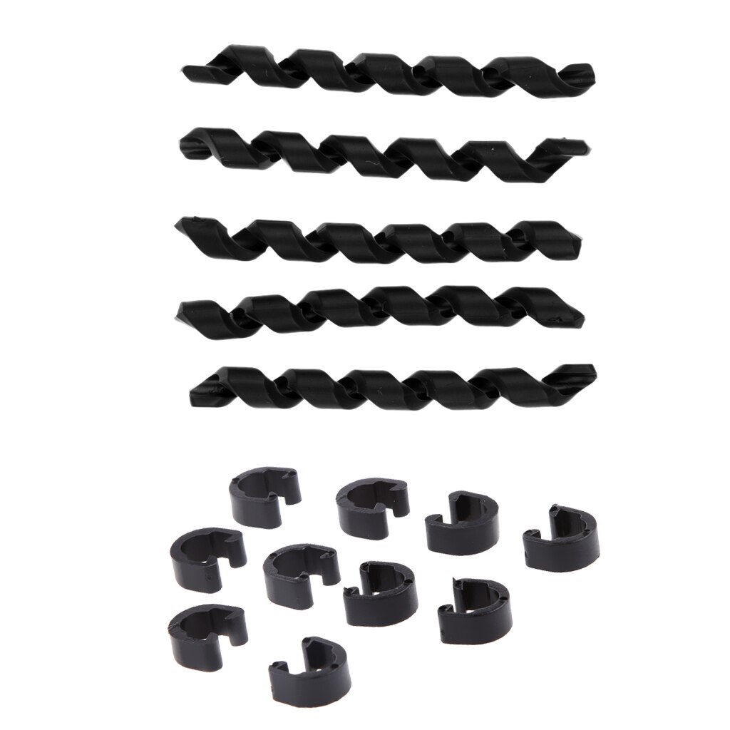 Fahrrad Kabel Gummi Guide Mantel Protector + Fahrrad C-Clip Straße Berg MTB Bike Kabel Gehäuse Schlauch Guide