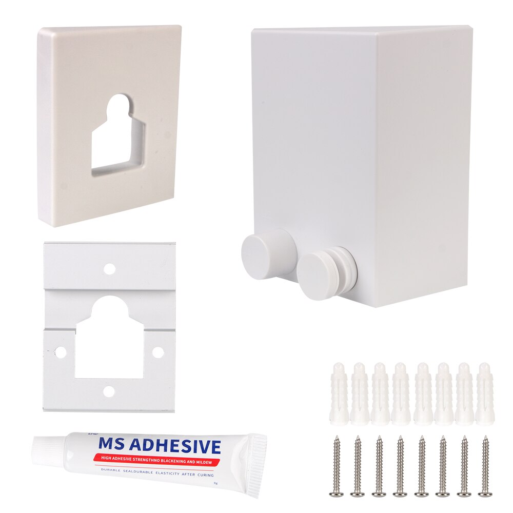 Balcony Invisible Drying Lines Washing Clothes Hanger Laundry Drying Line Retractable Clothesline Wall-mounted Indoor Outdoor 4M: Type B