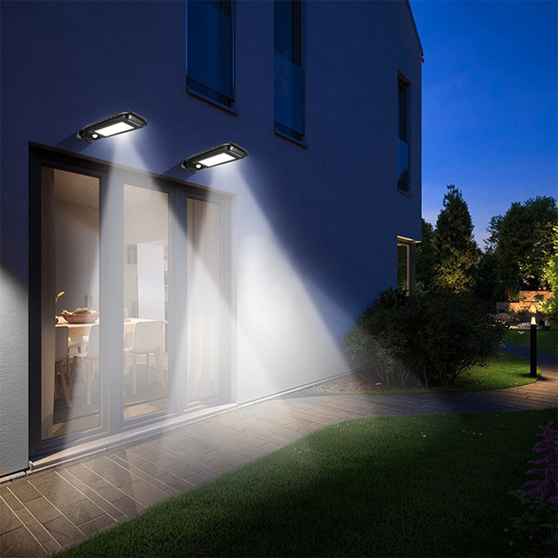 Flood Light Outdoor Floodlight Spotlight Waterproof Street Lamp Remote Control Landscape Solar Wall Lamp For Courtyard Garden