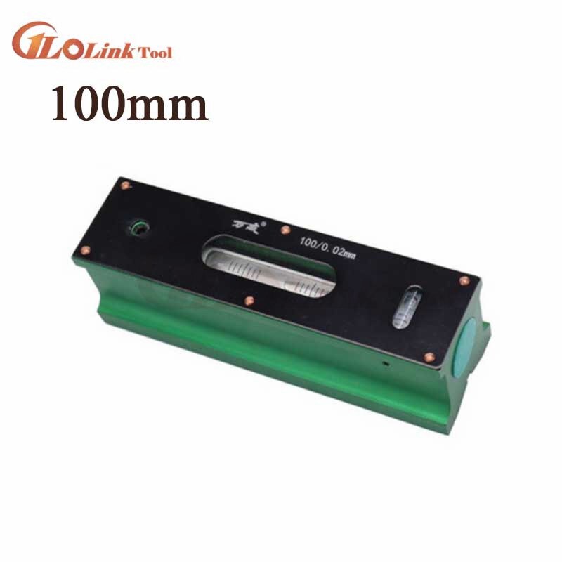 High precision 0.02mm 100/150mm/200mm/250/300mm industrial level Mechanical Bar Level spirit level Instrument Measuring Tool