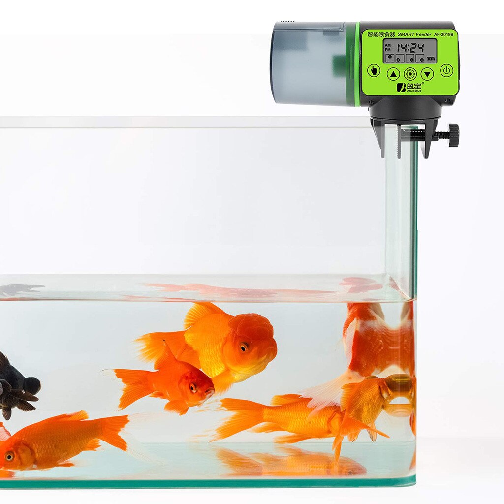 Automatische Vis Feeder Voor Aquarium Fish Tank Auto Feeder Vijver Koi Fish Feeder Timer Auto Doseer Feed Digitale Timer