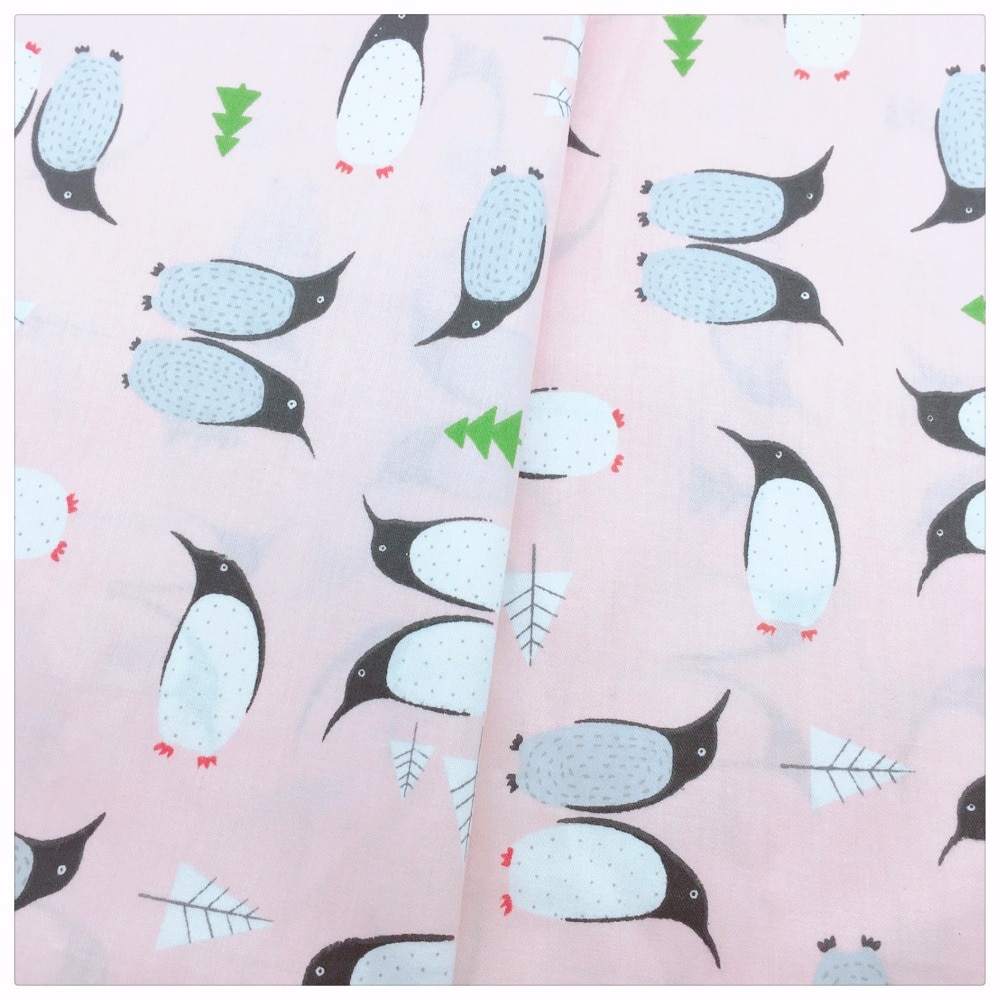 Pingouin Twill coton tissu bricolage Tilda quilting bébé tissu enfants literie patchwork tissu maison Textile couture dessin animé tissu