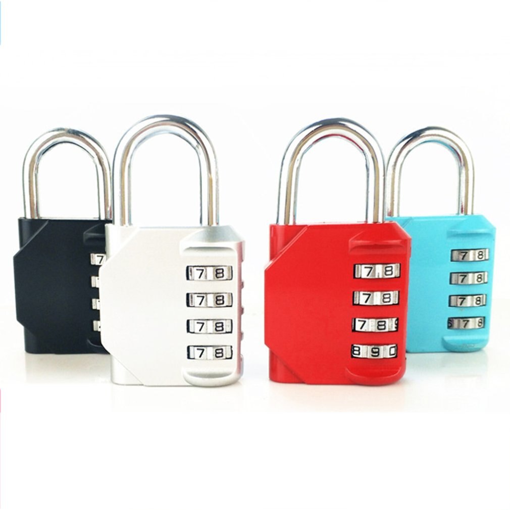 large size 4 digit Number Code Lock Resettable padlock Security Digital Combination Locks for Travel Suitcases Luggage