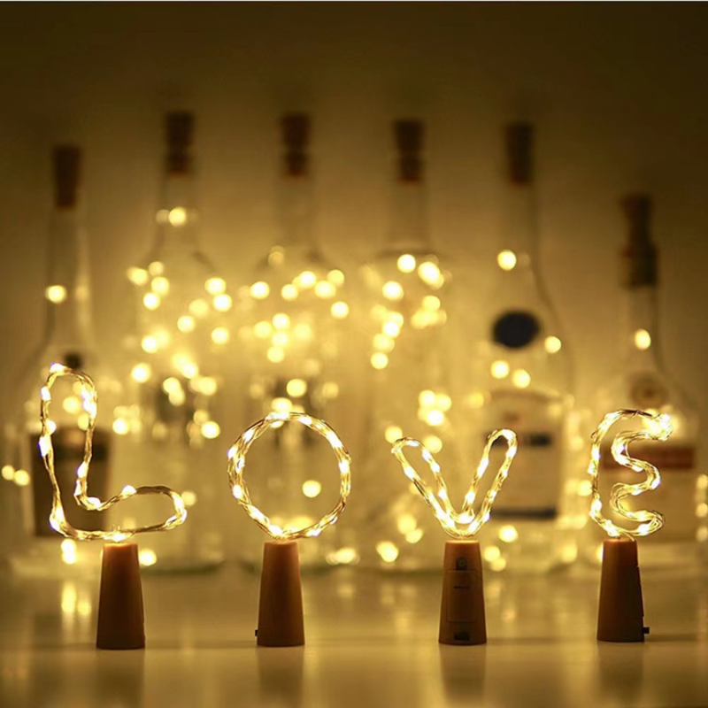 LED Wine Bottle Lights with Cork,1/2/3M Cork Lights Fairy Mini String Lights for Liquor Bottles Crafts Party Wedding Decoration