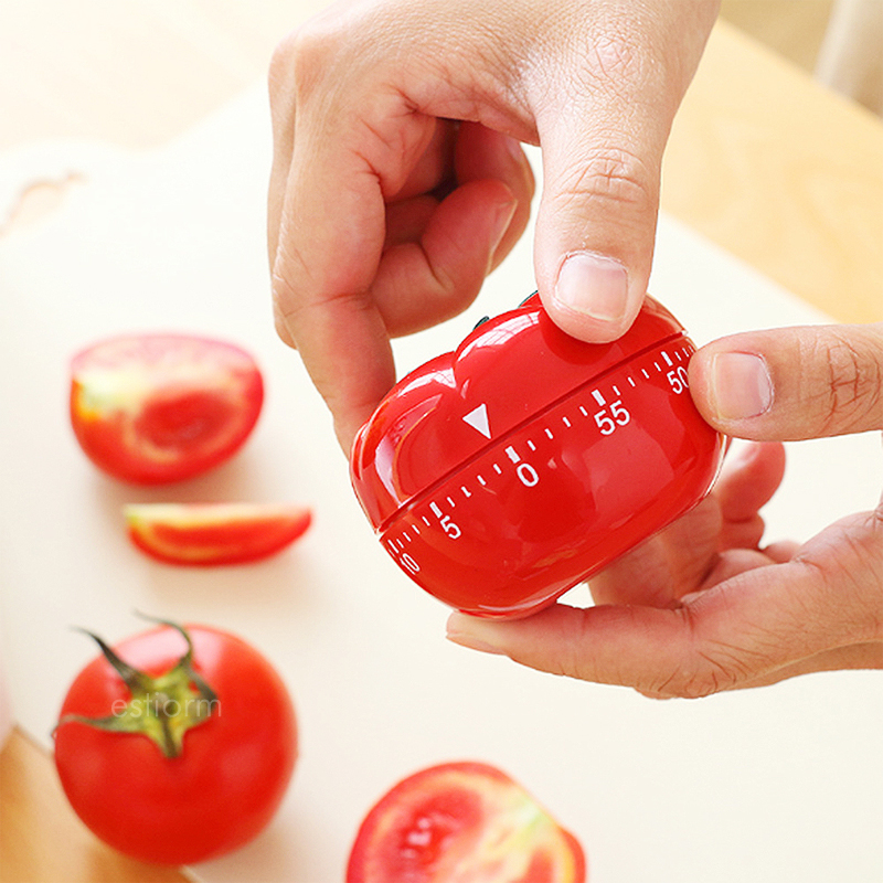 Mechanische Keuken Timer, Wekker Voor Bakken, Leuke Tomaat/Apple/Ei Timer, 0-60 Minuten Countdown Koken Timer Herinnering