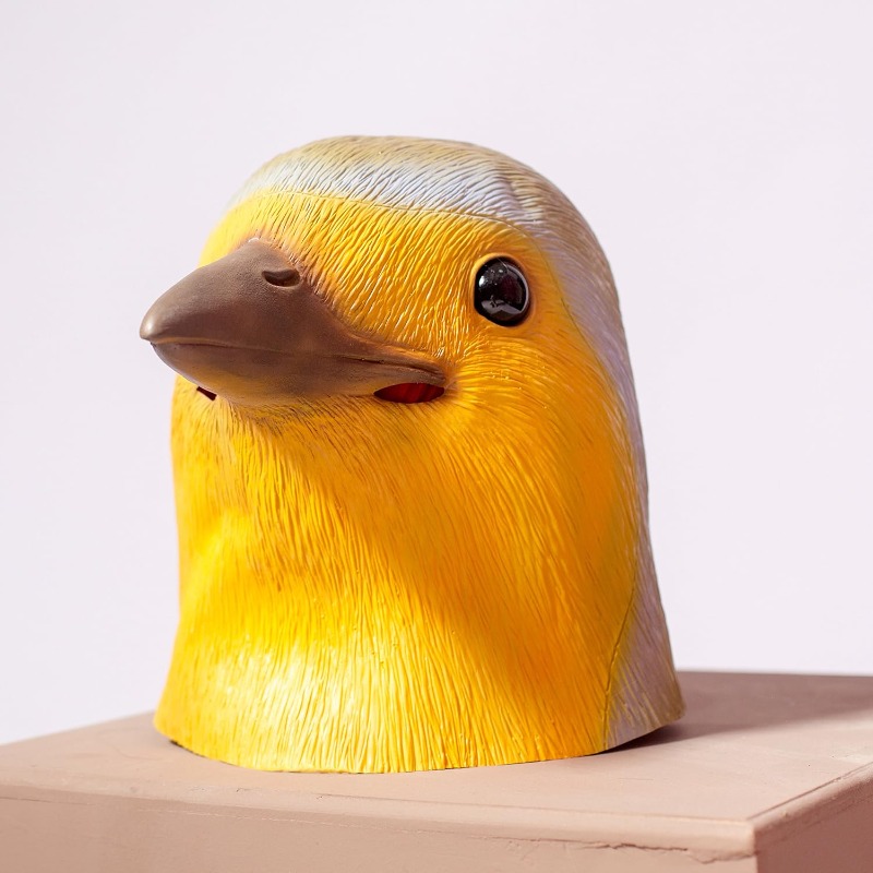 Nouveauté masque d'oiseau capuche en Latex Animal aigle Pigeon oiseau casque Halloween Costume carnaval Cosplay fête Zoo mascarade accessoires