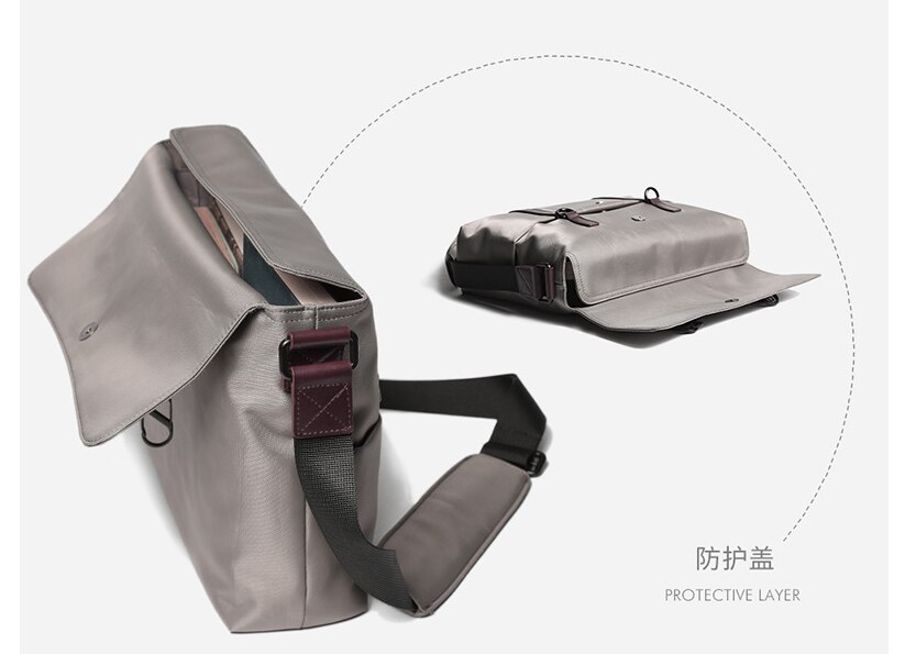 Large Retro Waterproof Business Briefcases Male Crossbody Shoulder Laptop Messenger Bags Travel Casual Handbag D256