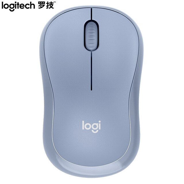 Logitech M221 Maus Wireless Nette Stille Maus Mit 2,4 GHz Optische Ergonomische PC Gaming Maus für Mac OS/Fenster 10/8/7: Haze Blue-nobox