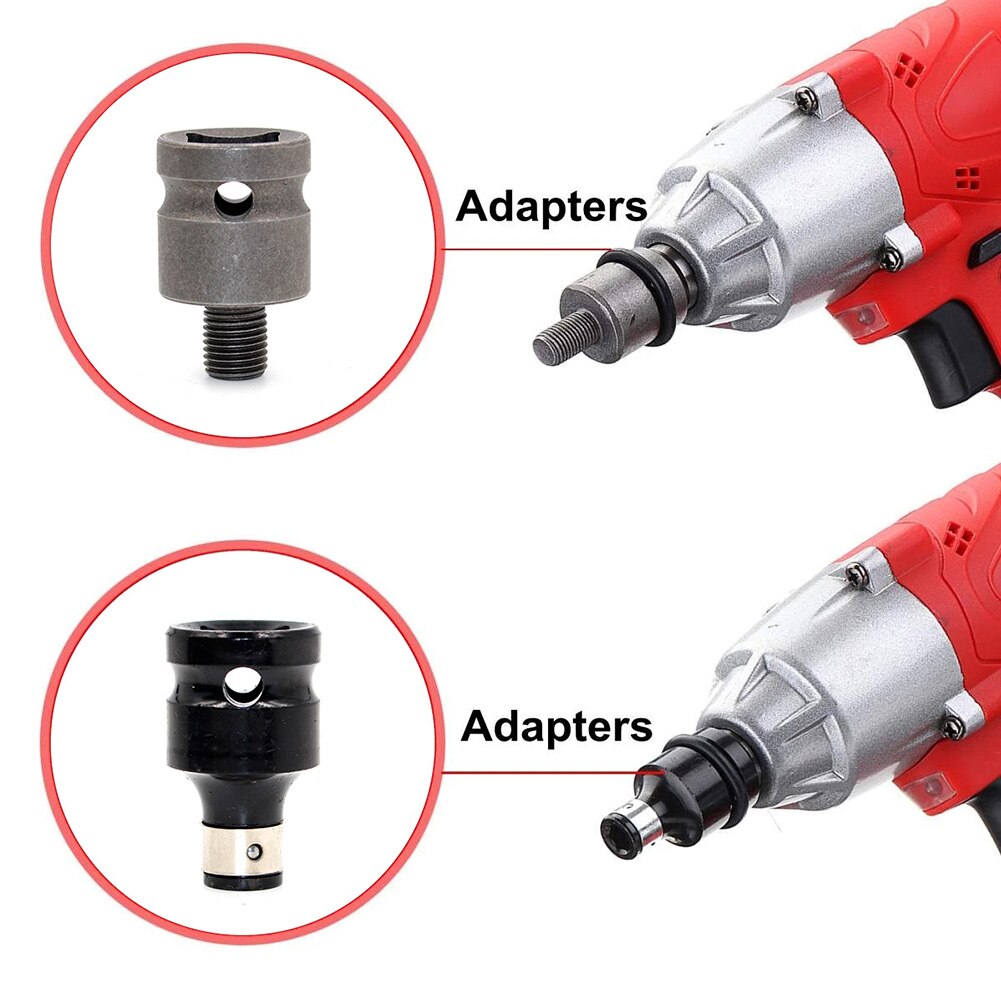 12/21Pcs 14-22mm Hexagonal Socket Head Set Kit Impact Wrench Screwdriver Chuck Drive Adapter Electric Drill Tools Power Tools