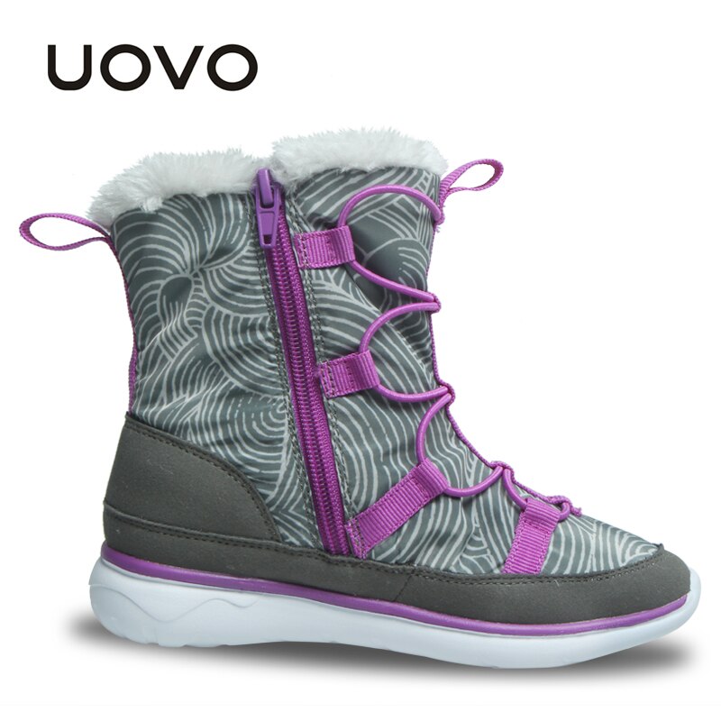 UOVO Neue Warme freundlicher Schuhe Schnee Stiefel freundlicher Sport Schuhe Für Jungen Und Mädchen Eur Größe #28-37