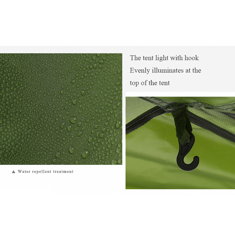 WolFAce-tienda de campaña automática para 3-4 personas, carpa de doble capa para exteriores, impermeable, configuración instantánea, portátil, para mochileros turísticos