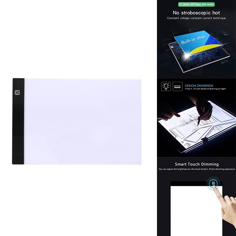 Drawing Tablet Diamond Painting Board USB Art Copy Pad Writing Sketching Wacom Tracing Led Light Pad