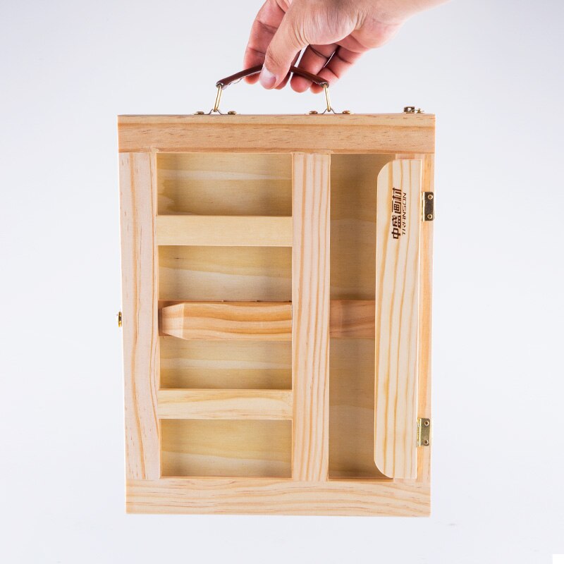 Wooden Table Easels for Painting Artist Kids Sketch Drawer Box Portable Desktop Laptop Accessories Suitcase Paint Art Supplies