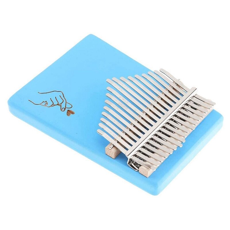 17 Keys Thumb Piano Finger Piano Hand Piano Wooden Finger Piano with Tuning Hammer Learning Adult Beginners