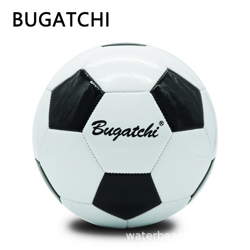 Soccer Ball Sizes 3 4 5 Practice Traditional Balls For Kids Youth Adults Training PVC Competition Football: Black Size 4