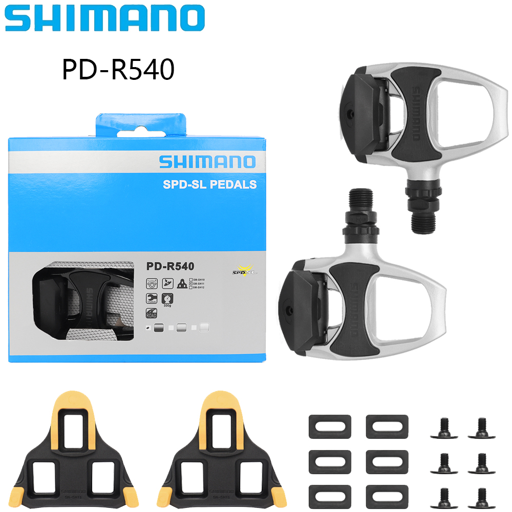 SHIMANO PD R540 R550 R7000 R8000 Rennrad Selbstsichernde Pedale Mit SH11 Stollen Original Radfahren Teile: YELLOW