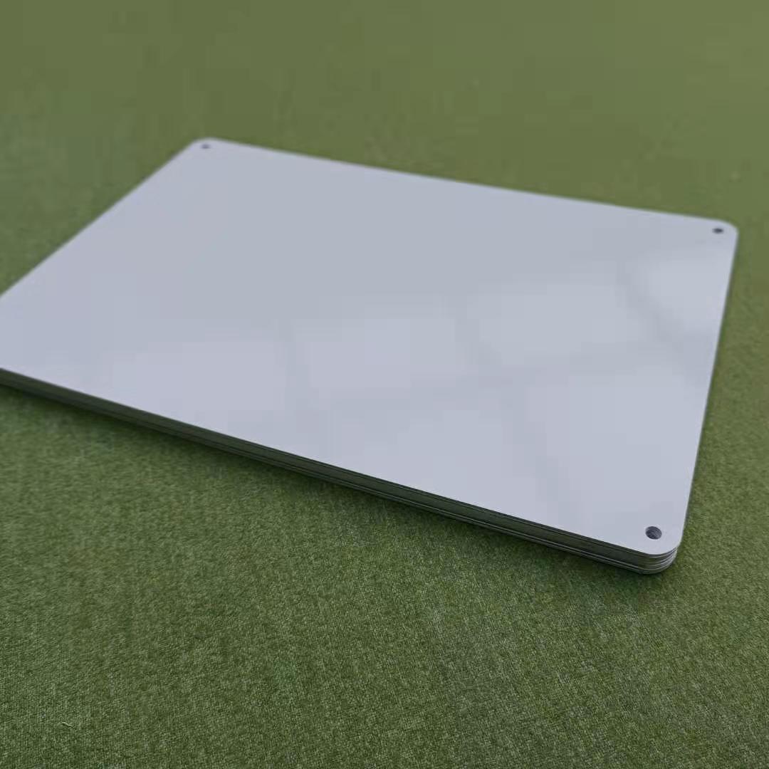 Lot de 10 plaques en Aluminium pour impression par Sublimation, métal blanc pur, taille 20cm x 30cm, nouveauté,