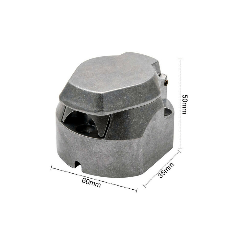 13 Pin European standard Trailer Socket Aluminum Trailer Socket 12V Towbar Towing Socket For Car Trailer Ship RV