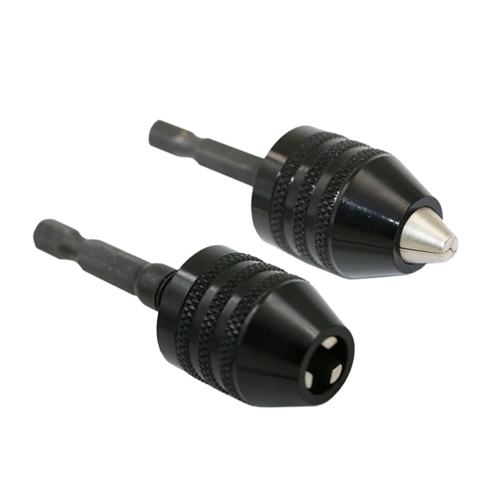 0,3-8/0,3-6,5mm Spann Bereich Keyless Bohrfutter Treiber Schraubendreher Adapter Werkzeug verhexen Schaft Bohrer Futter Fahrer Werkzeug Zubehör