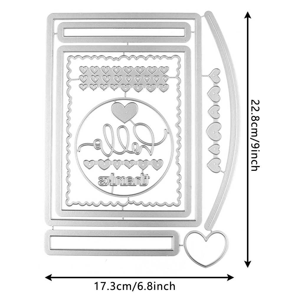 Door het vuur op display Duidelijke stempels en matrijzen Kristina Essentiële stansen voor DIY Scrapbooking Album Kaarten maken Papier Ambachtelijke Deco: WHITE