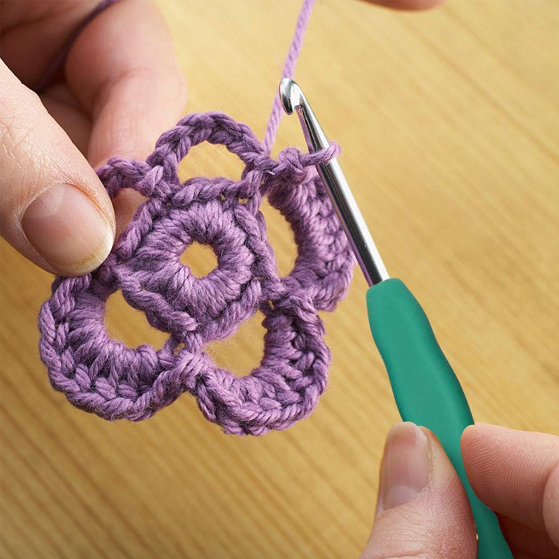 Juego de ganchos de ganchillo de 2mm-10mm y 14 tamaños, agujas de ganchillo extralargas con empuñaduras de goma suaves y ergonómicas para manos artríticas principiantes