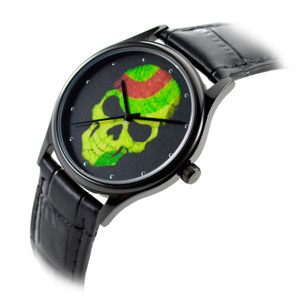 Schedel Horloge Rainbow Unisex Wereldwijd