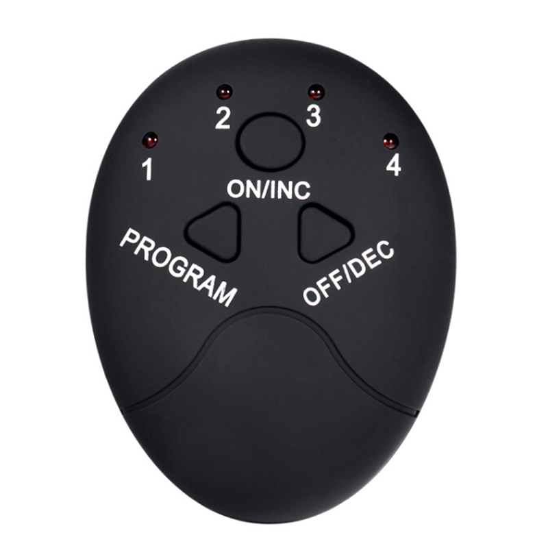 Svart smart trådlöst fitnessinstrument värd kiselgel muskel träning träning massage maskin tillbehör controller: Beige