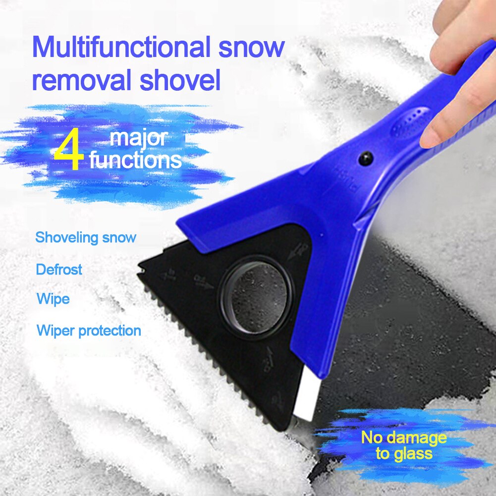 Car Ice Scraper Windshield Ice Breaker Clean Glass Brush Snow Remover Shovel Snow Remover Scraping Tool