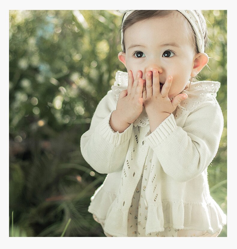 0-3 Jaar Baby Meisje Trui Kleding Gebreide Vest Knop Outfit Jas Vier Seizoenen Uitloper Jas Jongen Meisje Trui 3m-3y