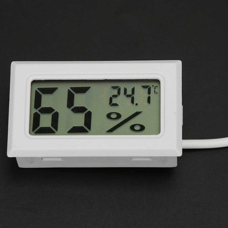 High Mini Digital Humidity Thermometer with Probe 1 5m Line