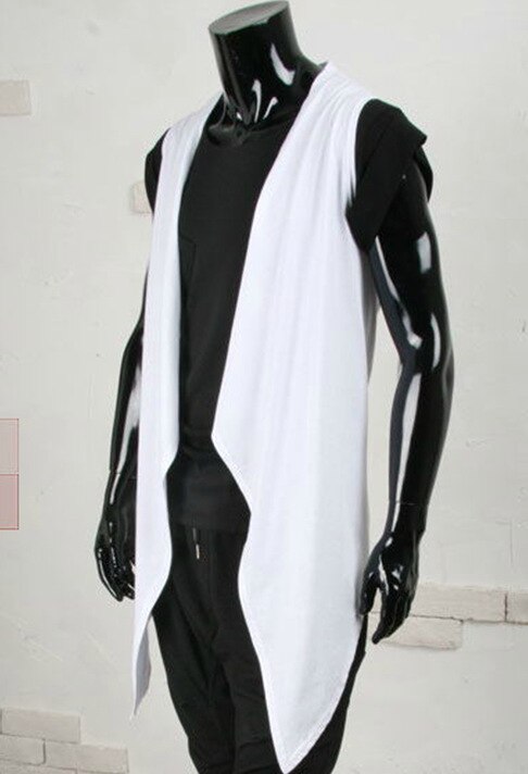 Mannen Vest Herenkleding Uitloper Slanke Vest Mouwloze Trui Mode Casual Blusas Masculinas T456