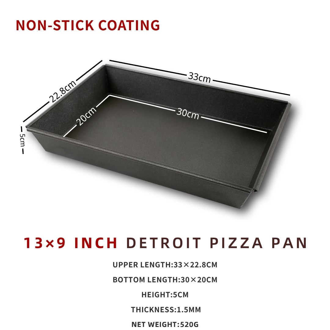 6 ~ 10 inch Detroit Style Pizza Pan Deep Dish Pizza Pan, Pizza Pan, Vierkante Bakpan, Bakvormen Keukengerei, Aluminium: violet