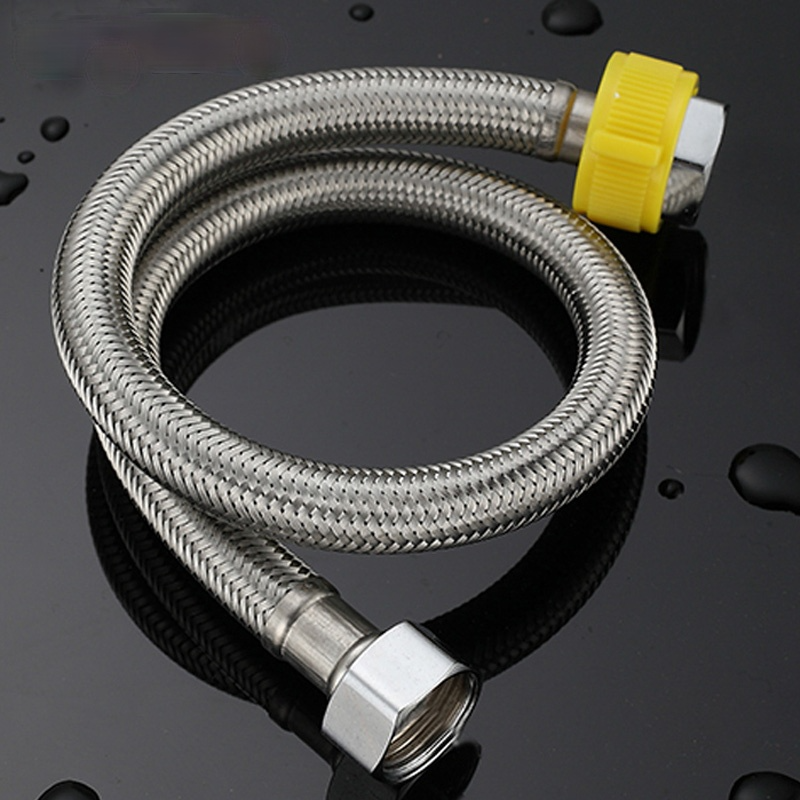 Tuyau de douche flexible en PVC blanc de 2m, pour pomme de douche à
