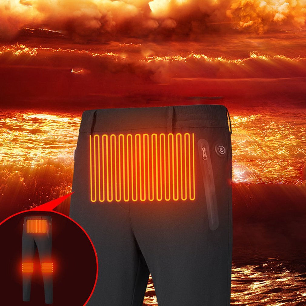 Mens Frauen Elektrische Heizung Hose Outdoor Infrarot Heizung Hose Winter Flexible Elektrische Heizung Hose Angeln Wandern