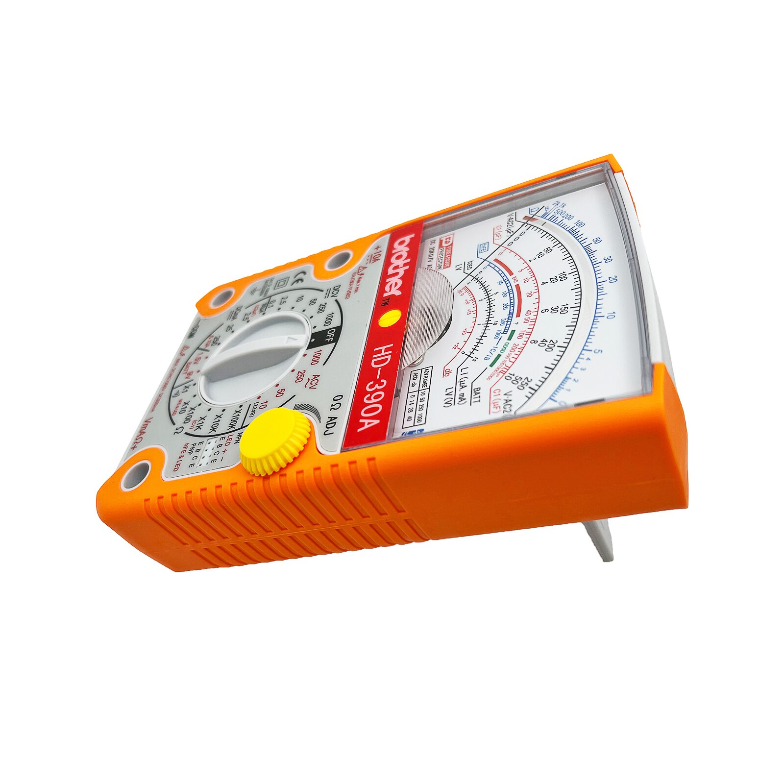 Brother HD-390A Analog Multimeter High Precision Mechanical Electrician Home Maintenance Pointer Multimeter 100K Resistance File