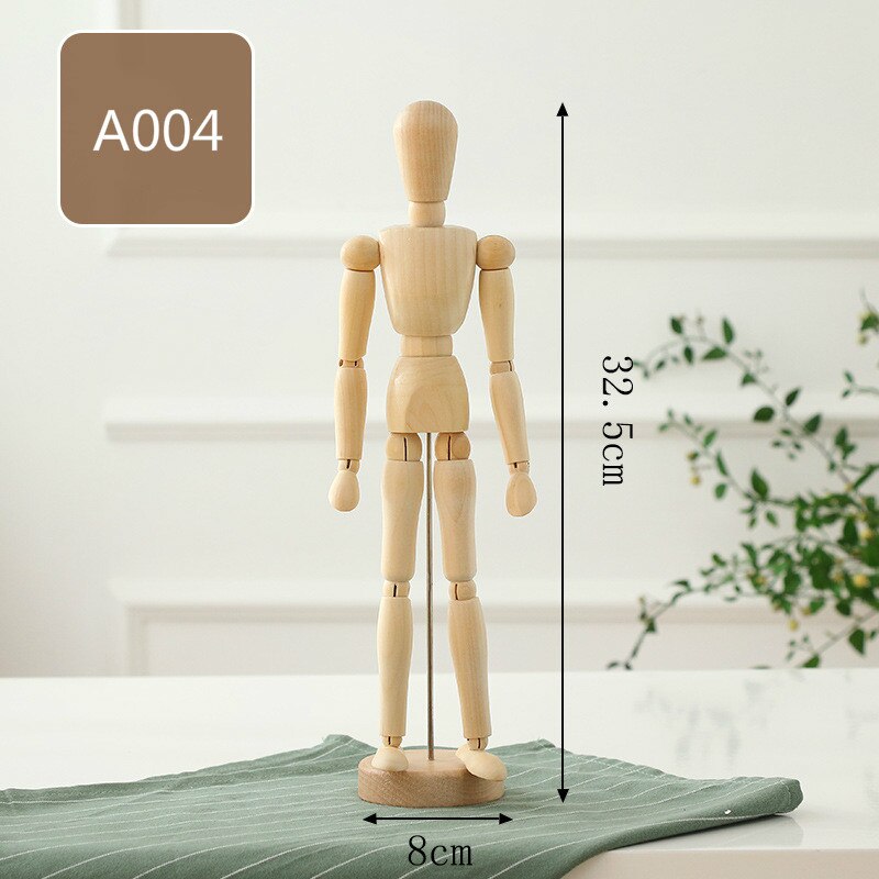 Houten Multifunctionele Hout Menselijk Gezamenlijke Hand Model Thuis Woonkamer Decoratie Ambachten Houten Hand Model Speelgoed Decoratie: A004
