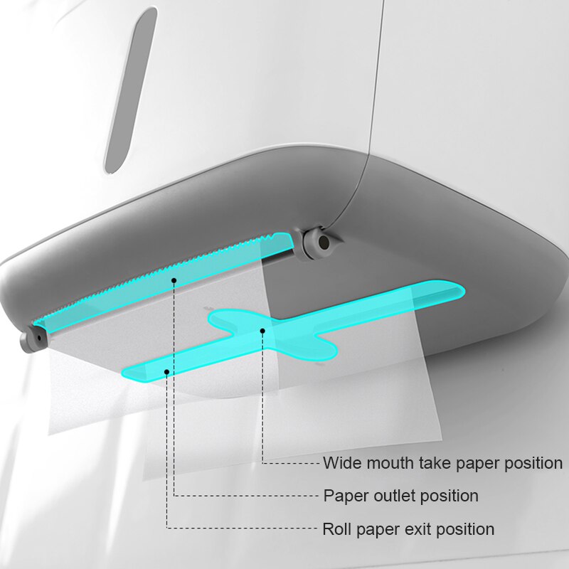 BAISPO Wc Portatile di Casa Porta Carta Scatola di Immagazzinaggio Del Tessuto per Il Bagno Distributore di Carta Igienica Accessori per il Bagno