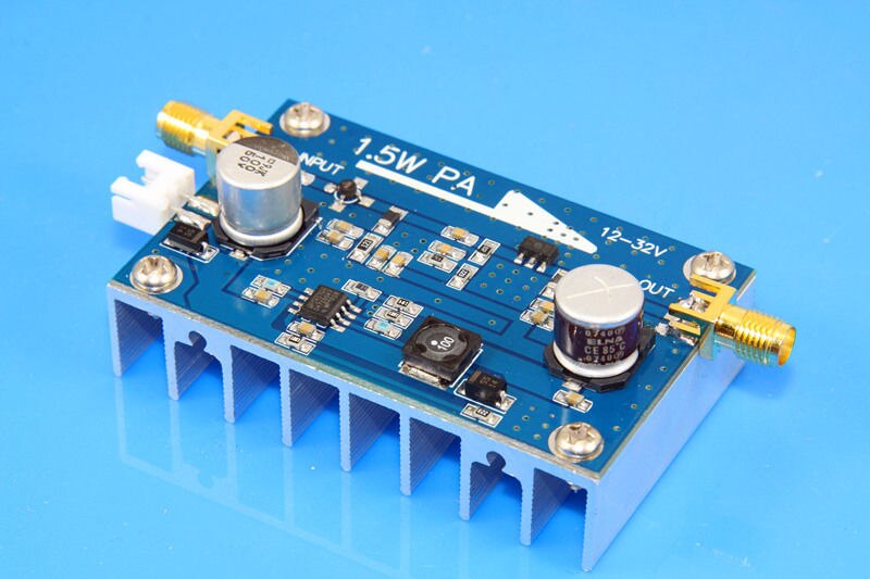 10 MHZ ~ 500 MHZ 1.5 W amplificateur HF FM VHF UHF haut débit rf amplificateur de puissance