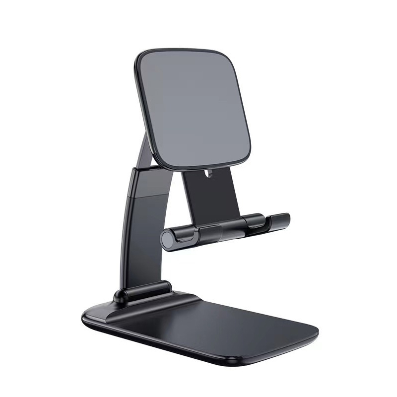 Foldable ABS Desktop Mobile Phone Stand For IPad ForIPhone Smartphone Support Tablet Desk Cell Phone Poetable Holder Bracket: WHITE