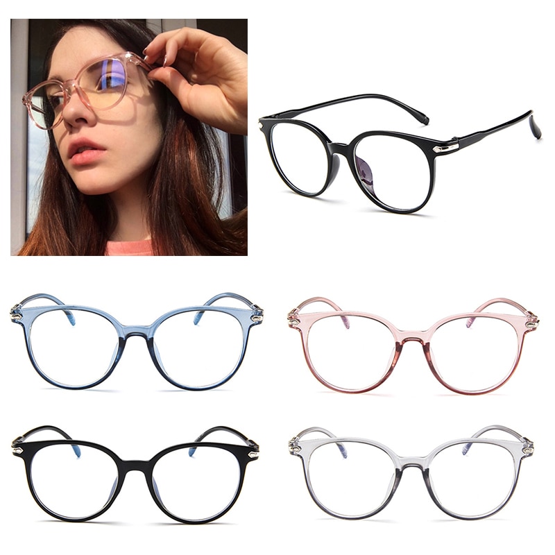 Anti-Blauw Ronde Bril Brillen Anti Straling Leesbril Blauw Licht Blokkeren