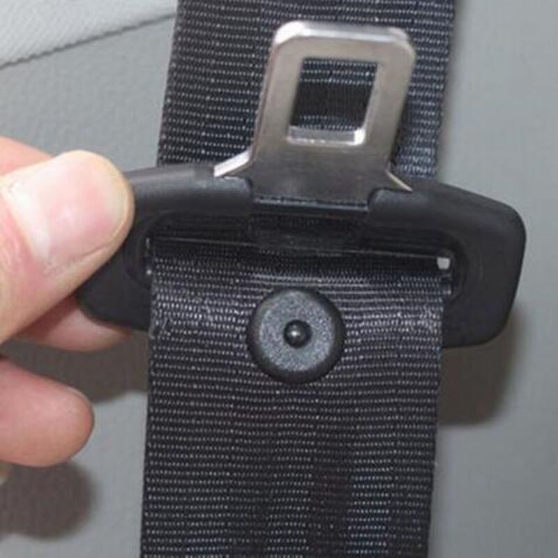 1 par plast sikkerhedssele stopper bildele sort beige afstand grænse spænde klemme holder sikkerhedssele stopknap