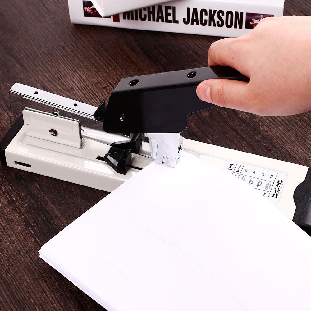 Stapler Handheld 200 Staples Stationery Supplies Book Sewer Office Students Binding Machine