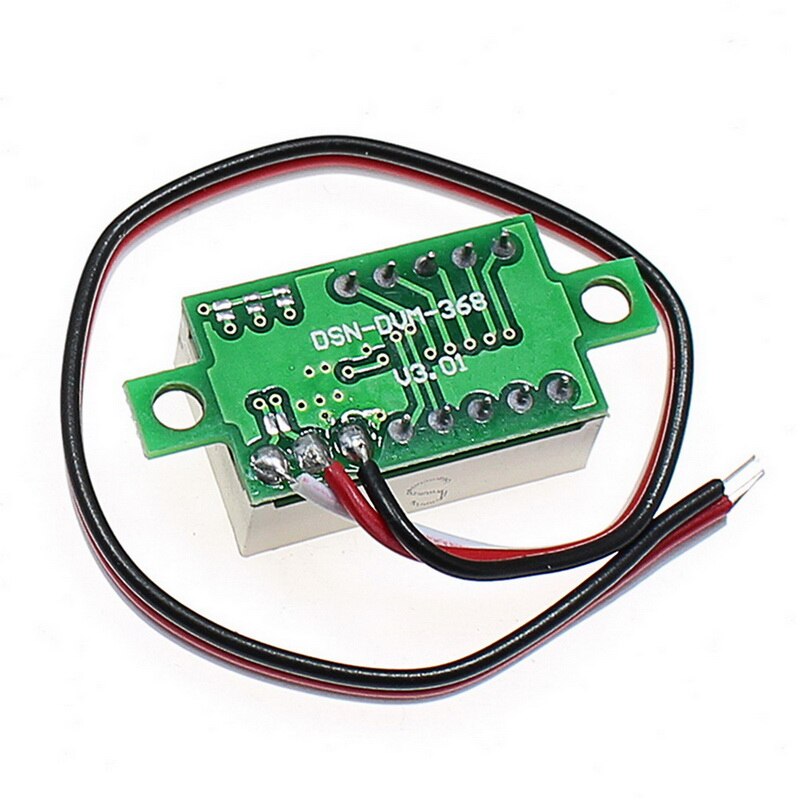 Mini Digital Voltmeter LED Display 2/3 Wires Voltage Meter Electronic Voltage Meter Ammeter High Accuracy Voltmeter DC 0V-30V