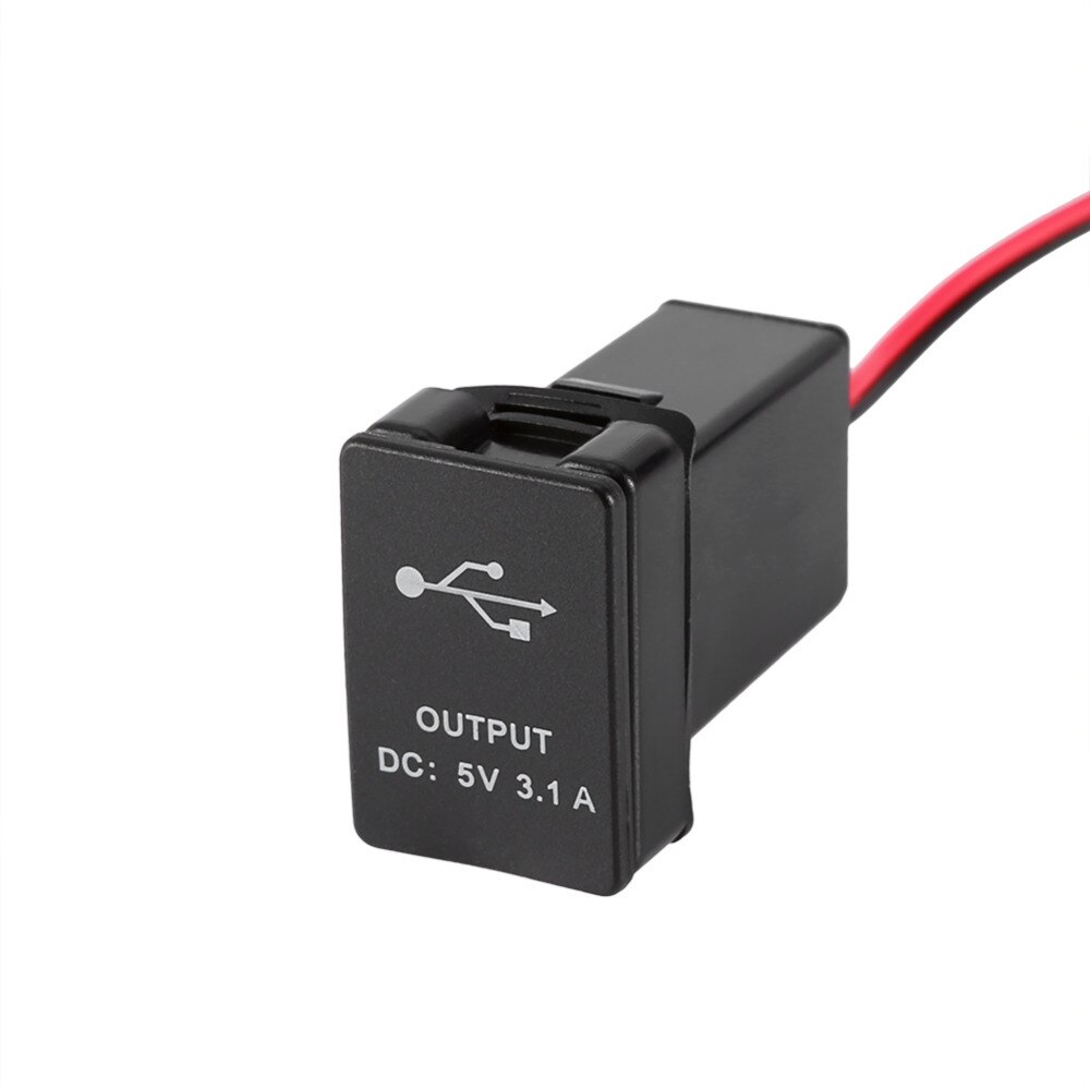5 V 3.1A Dual Port USB Stopcontact Lader Adapter Voor Toyota Cars Quick Opladen Waterdicht