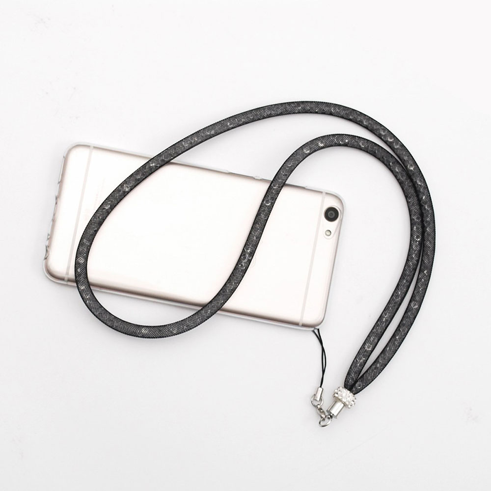 Sangle de cou en cristal de lanière de cellule d'ascromie pour l'iphone Xiaomi Huawei Samsung téléphones portables cartes d'identité caméras clés colliers téléphone portable