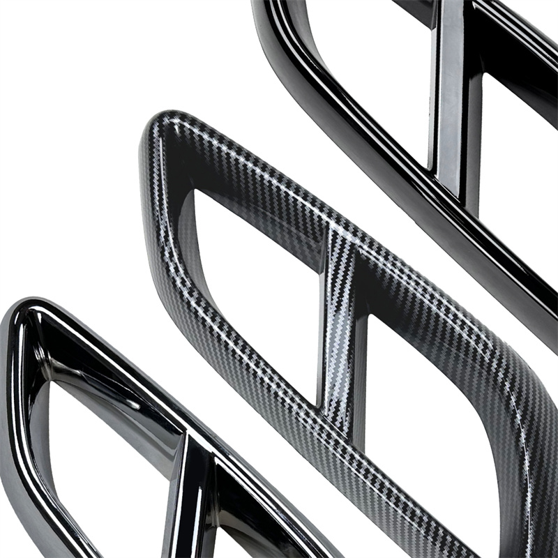 For Mercedes Benz CLE Coupe Car Rear Throat Exhaust Pipe Tail Muffler Tips Cover Trim Sticker + C236 CLE260 300 CLE53 AMG
