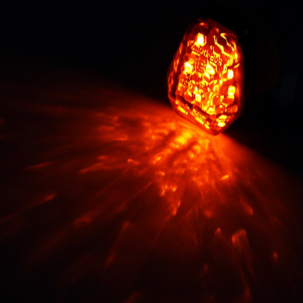 Leepee 2 Stuks/set Universele Indicator Lichten Motor Accessoires Motorfiets Verlichting Voor Kawasaki Knipperlichten